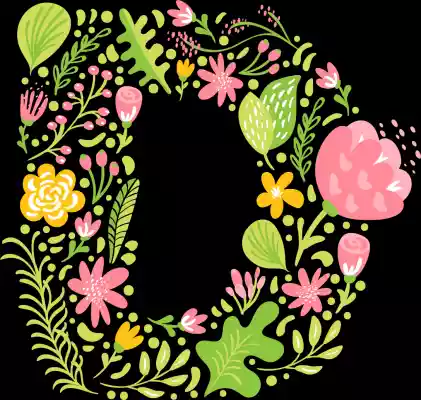vectores plantilas ALFABETO,FLOR,